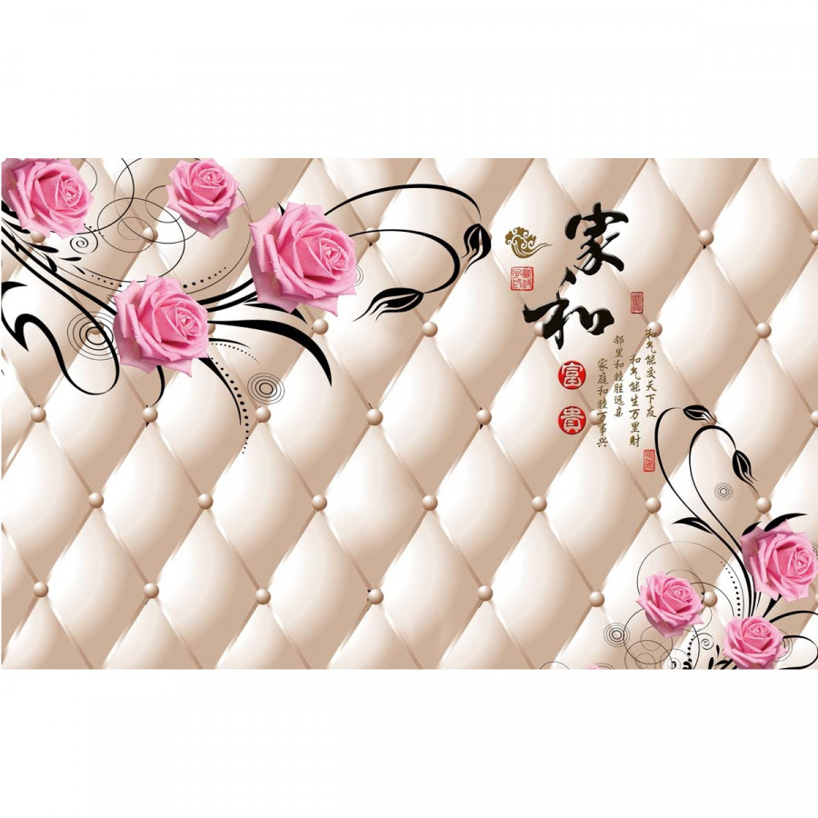 Decal hoa trang trí tường 3DH880
