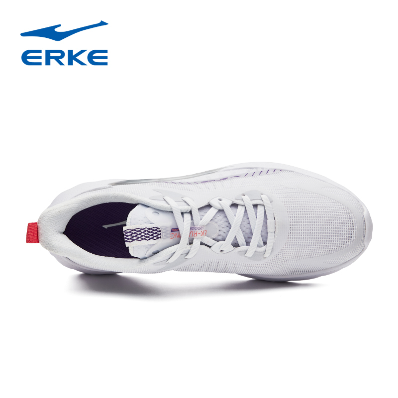 Giày thể thao nam Erke giày chạy bộ với đế cao, vải thoáng khí 51122203029