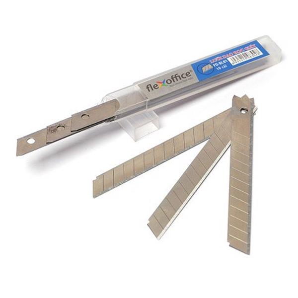 Bộ 3 Lưỡi dao rọc giấy FO-BL01 9mm (10 lưỡi dao/hộp nhỏ)