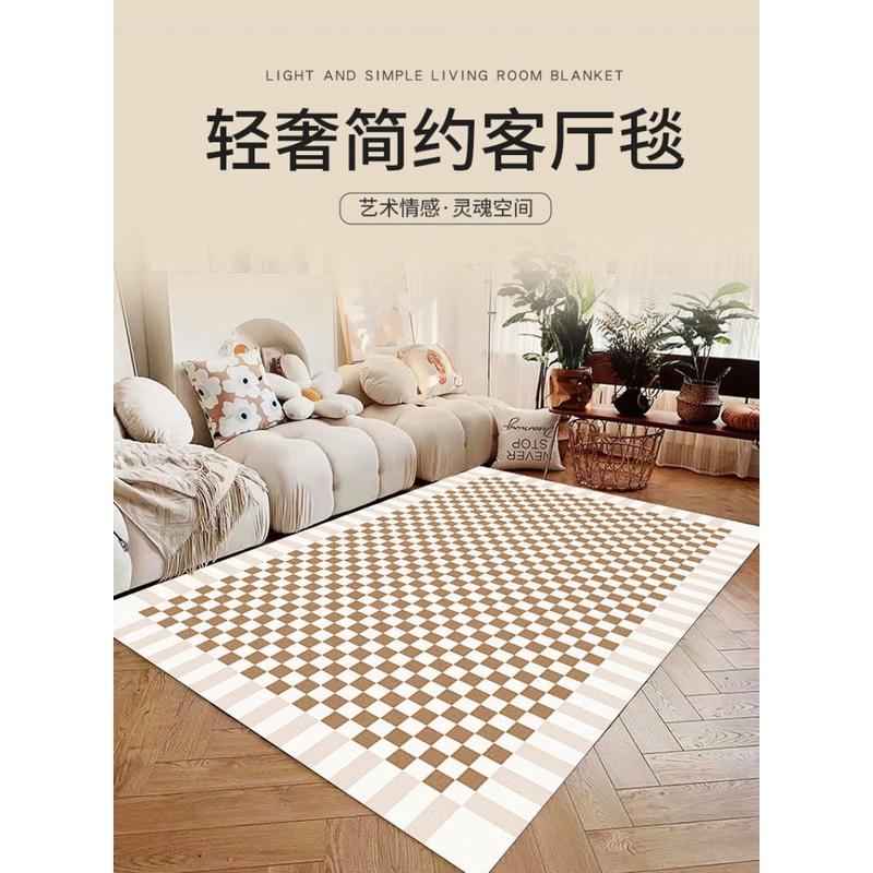 Thảm Trải Sàn Trang Trí Phòng Khách/Phòng Ngủ/Ban Công Kiểu Dáng Đơn Giản