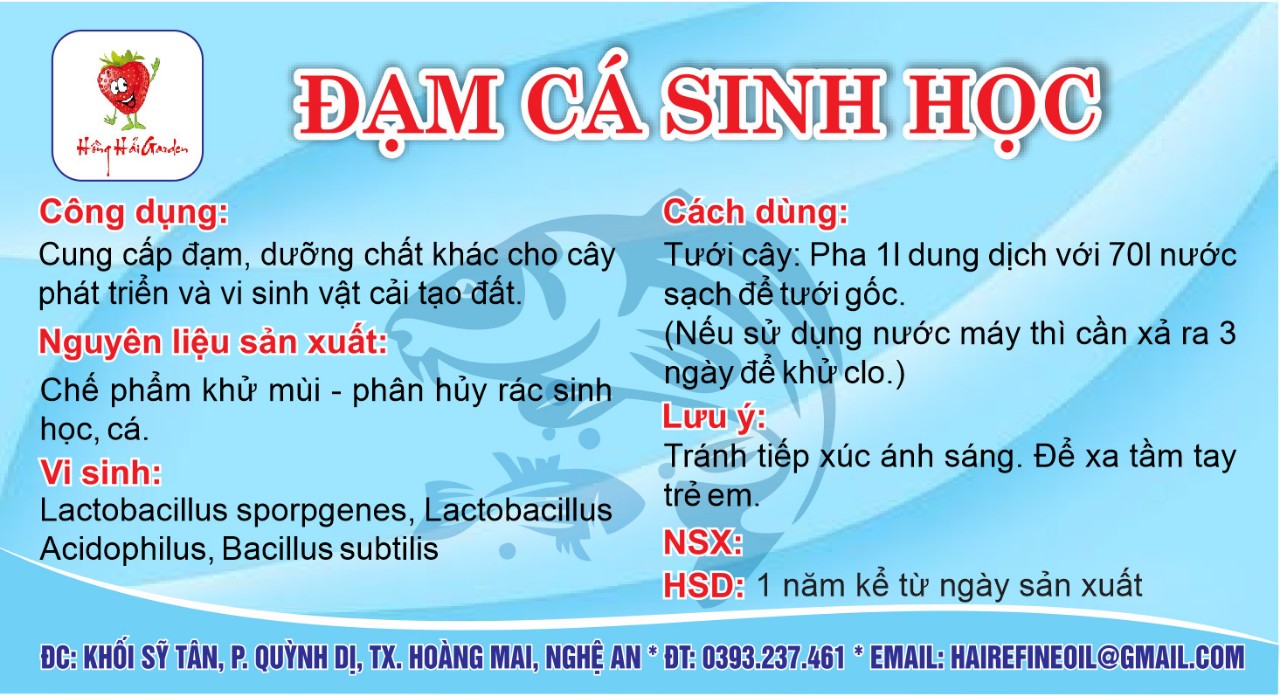 Đạm cá chai 1l