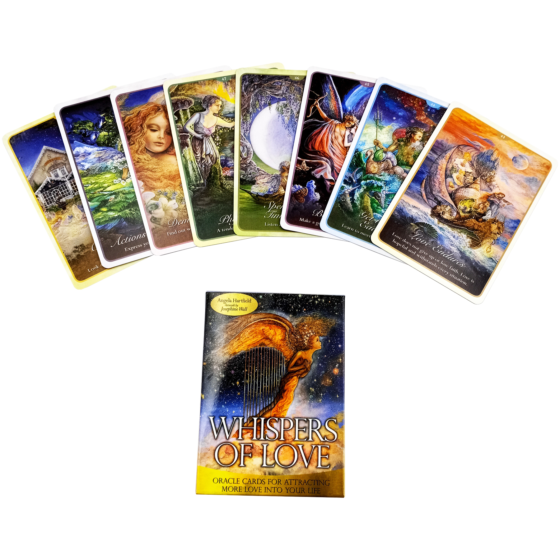 Bộ Bài Bói Tarot Whispers of Love Oracle Cards New Cao Cấp