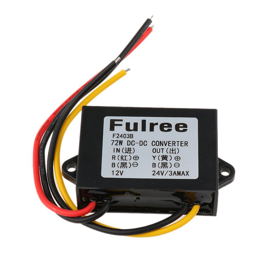 DC 12V To 24V 3A 72W Step Up Boost Power Supply Converter Regulator Module