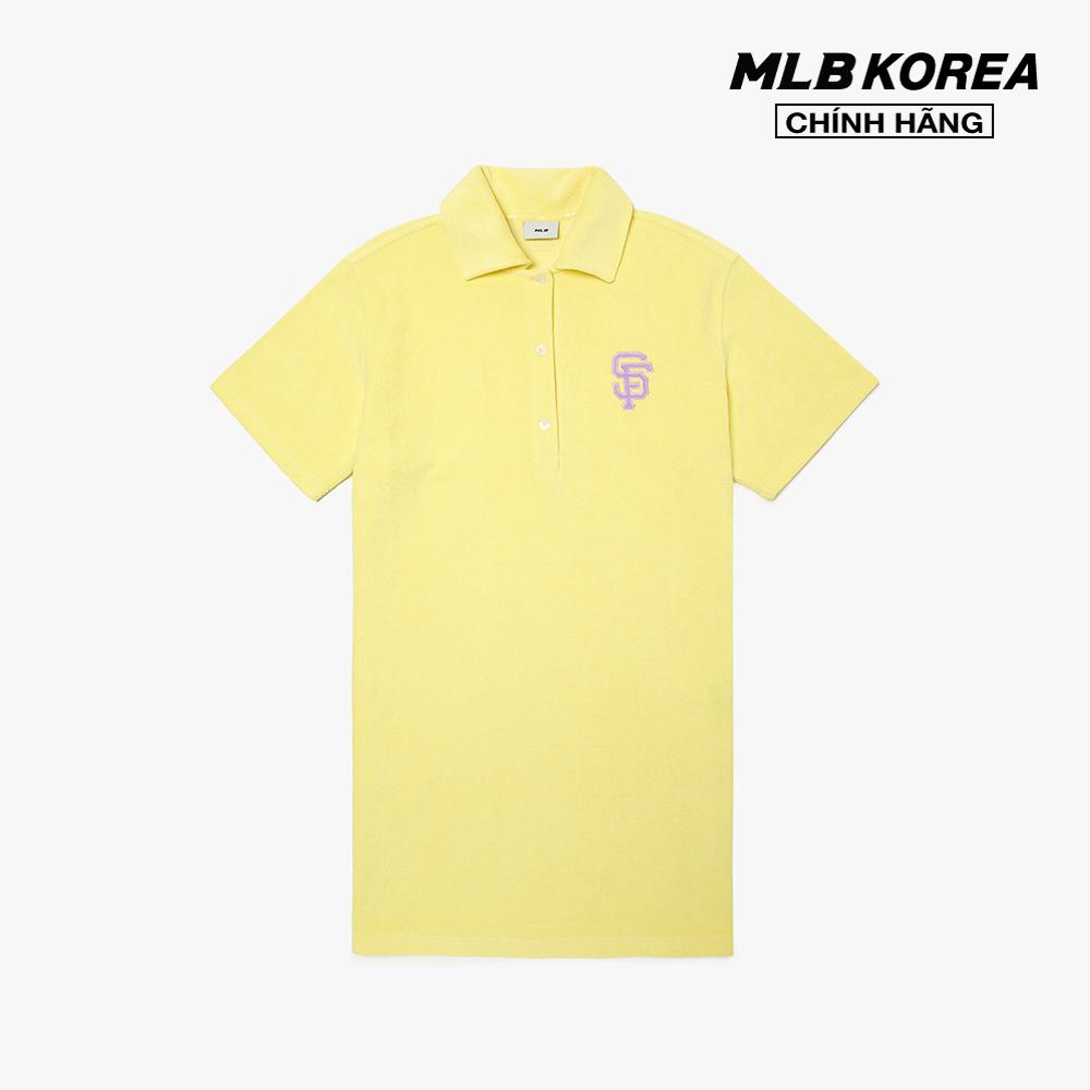 MLB - Đầm mini tay ngắn cổ bẻ Wms Overfit Terry Pique 3FOP63023