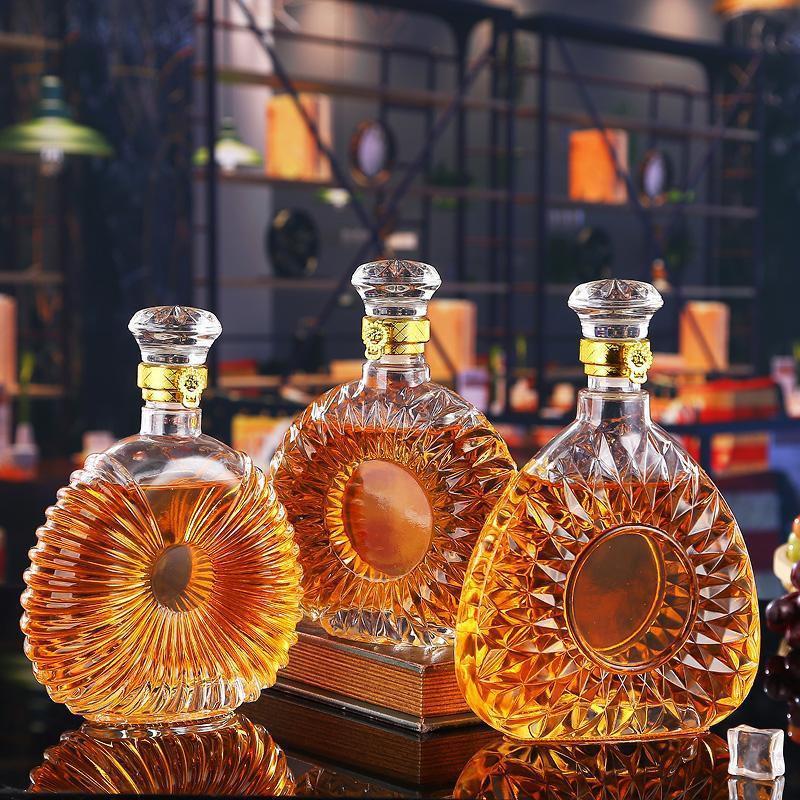 Bình đựng rượu thủy tinh cao cấp Bình ngâm rượu XO 700ml sang trọng