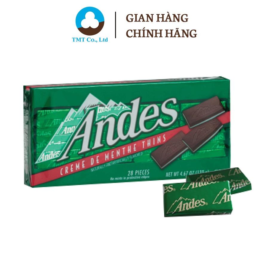 Kẹo socola Andes hương bạc hà 132gr