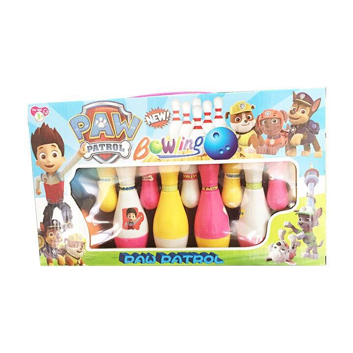 Đồ Chơi Bowling Chó Cứu Hộ Paw Patrol Vui Nhộn Giúp Nhận Biết Màu Sắc, Rèn Luyện Vận Động Cho Bé