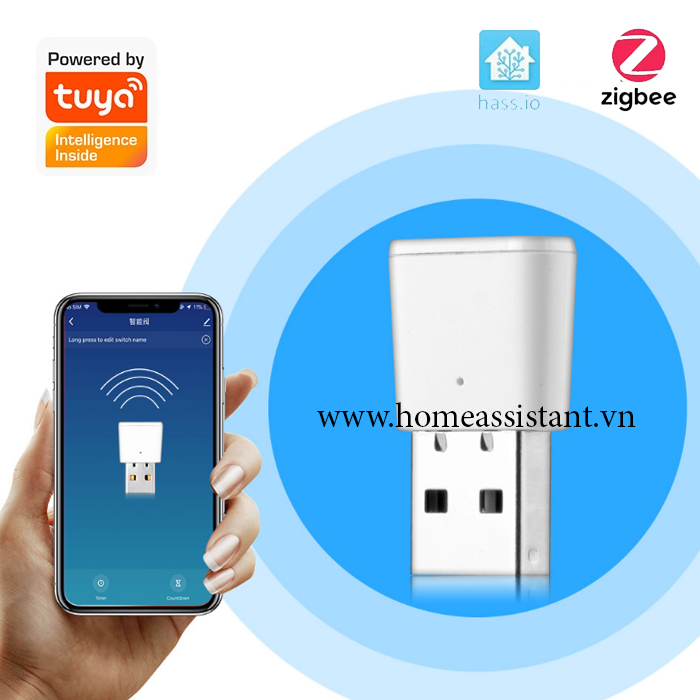 Router Khuếch Đại Kích Sóng Zigbee Tuya ZKD01 (Hỗ trợ Home Assistant)