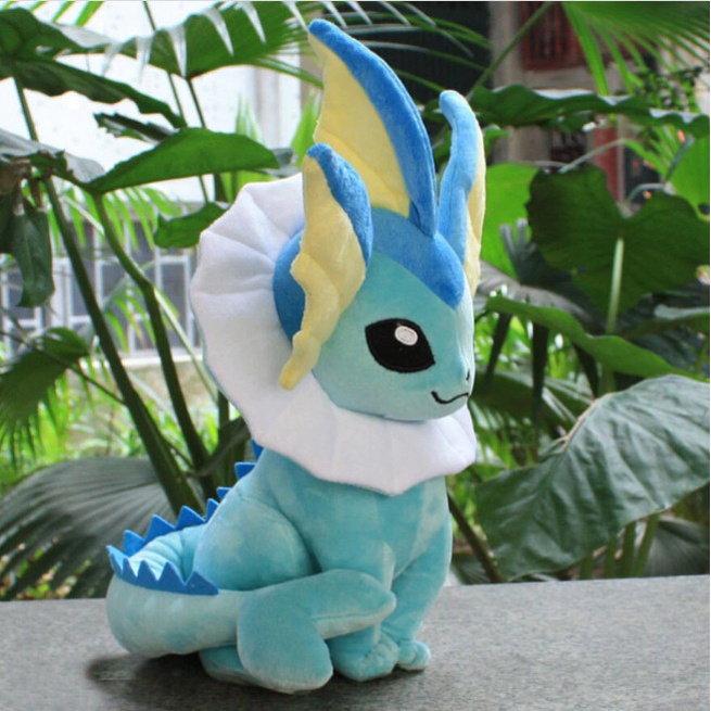 Gấu bông pokemon Eevee (eevui) Vaporeon hệ nước (20cm---&gt;30cm) nguyên tem nguyên tag xịn mịn đẹp hàng cao cấp, an toàn cho trẻ nhỏ
