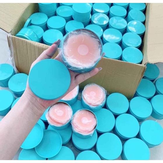 Miếng dán ngực, hộp 10 miếng dán ti silicon thông hơi cao cấp DANNGUC01