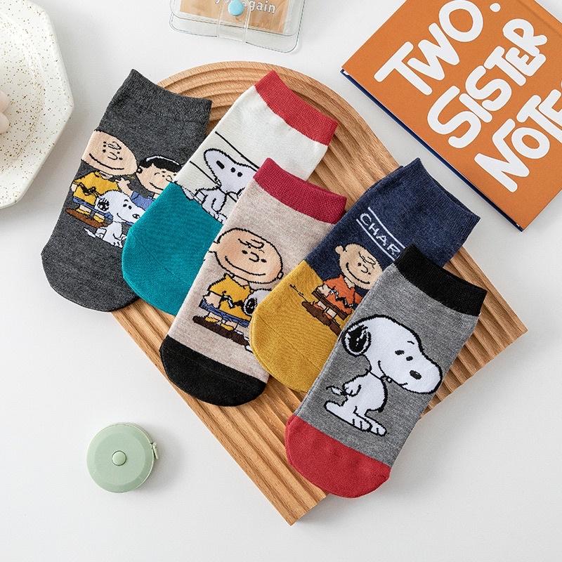 Vớ Tất Cổ Ngắn SNOOPY dành cho cả nam và nữ, hàng loại 1 chuẩn xịn bao đổi trả