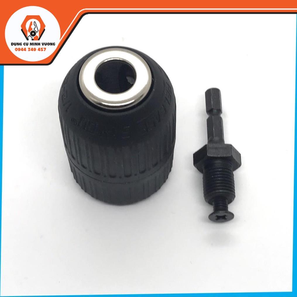 Đầu Khoan, Đầu Kẹp Mũi Khoan 10mm,13mm Nhựa Auto kèm Theo Đầu Chuyển Đổi