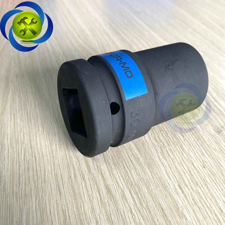 Tuýp 30mm 1 inch Kingtony 843530M loại ngắn 6 cạnh màu đen