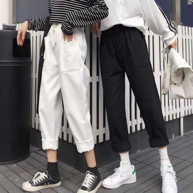 Quần kaki túi hông K&amp;A, quần nữ hót nhất 2019