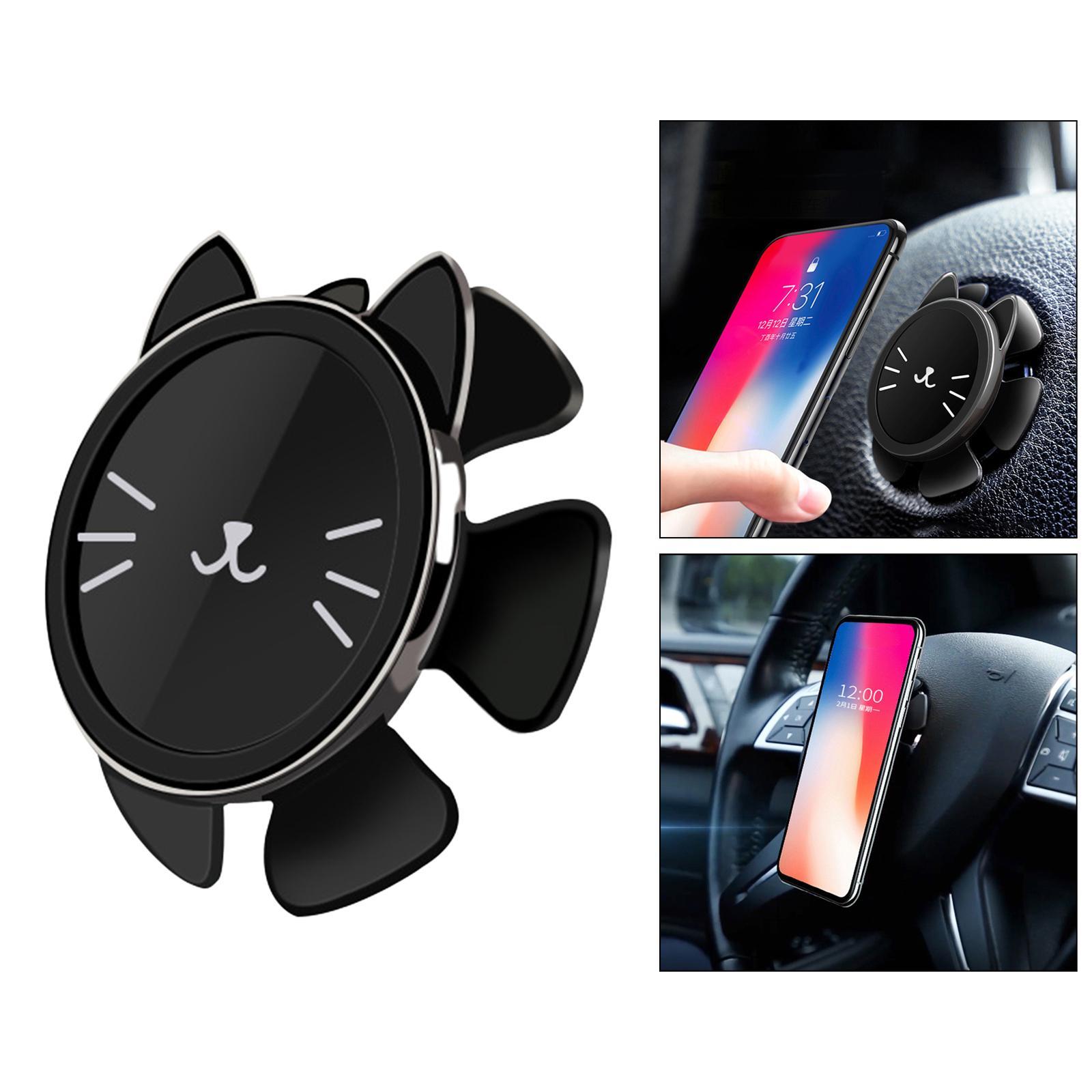 Universal Car Phone Mount Holder Magnetic Hands Free 360 Rotation