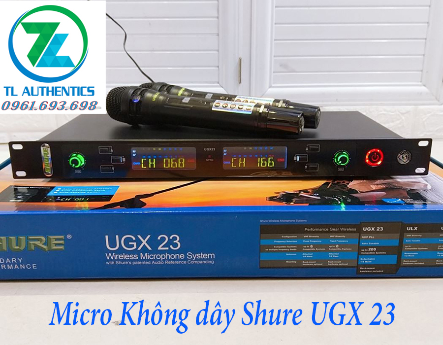 Micro Không Dây UGX 23 hàng chính hãng thế hệ 2024,có chế độ tự ngắt,Tặng kèm bộ sạc pin tiểu + 4 viên pin 1200mah