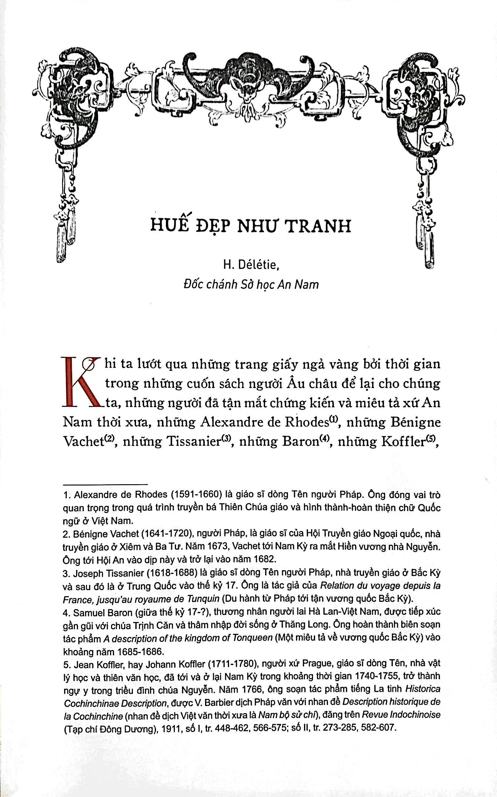 Huế Đẹp Như Tranh - Hué Pittoresque - Bìa Cứng