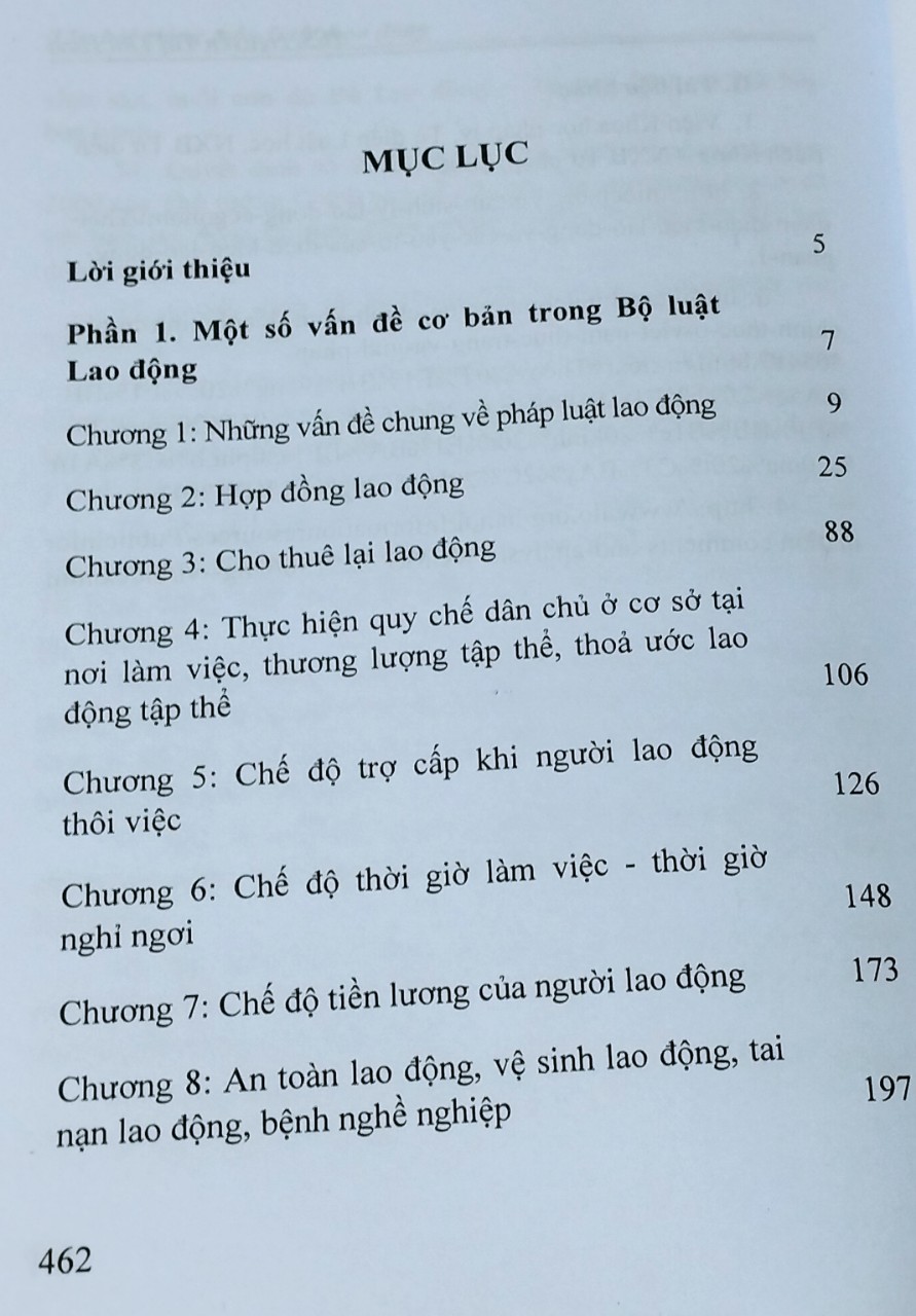 Sách Tập bài giảng môn Luật lao động