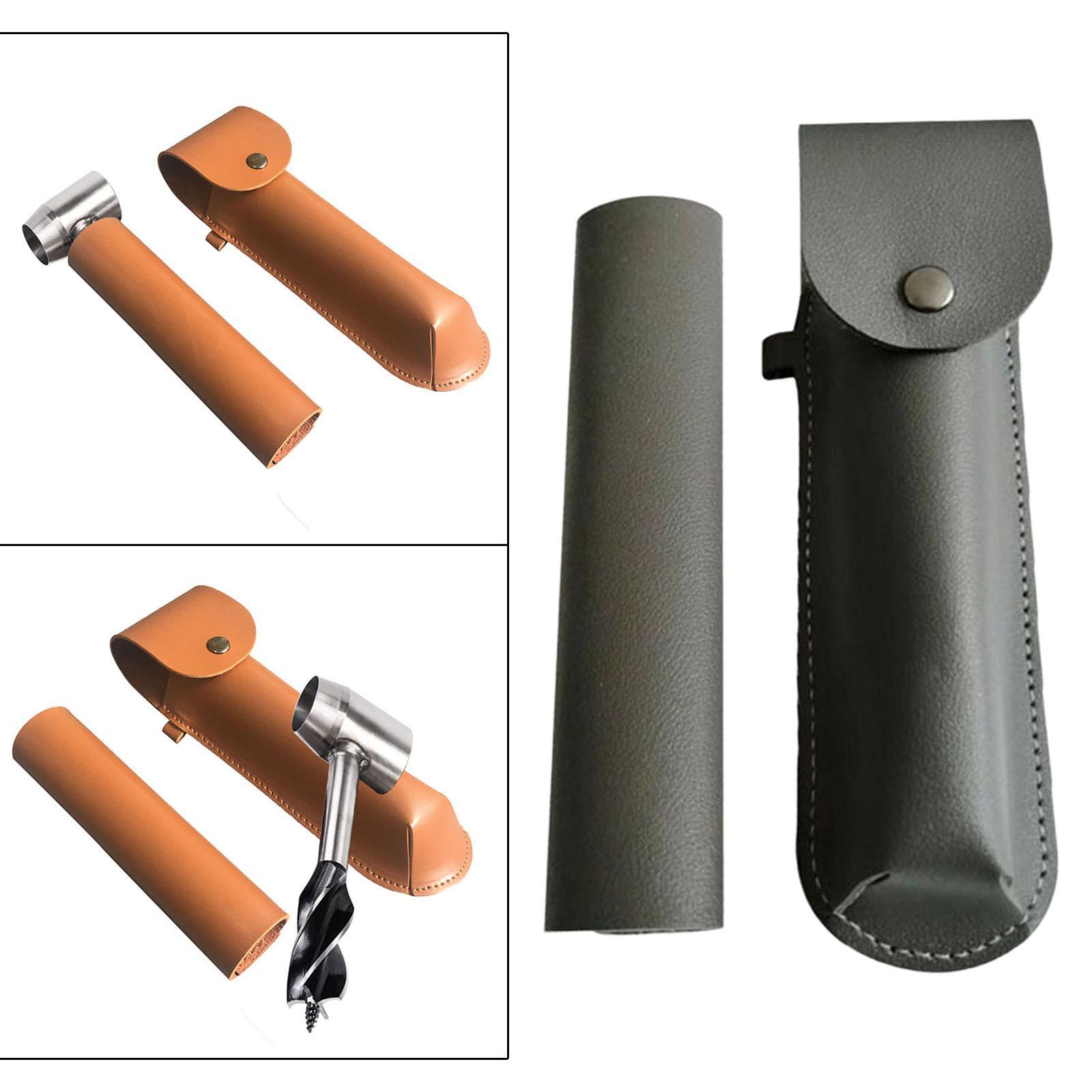 Manual Auger Leather Case Durable for, wood Drill Outdoor Tools