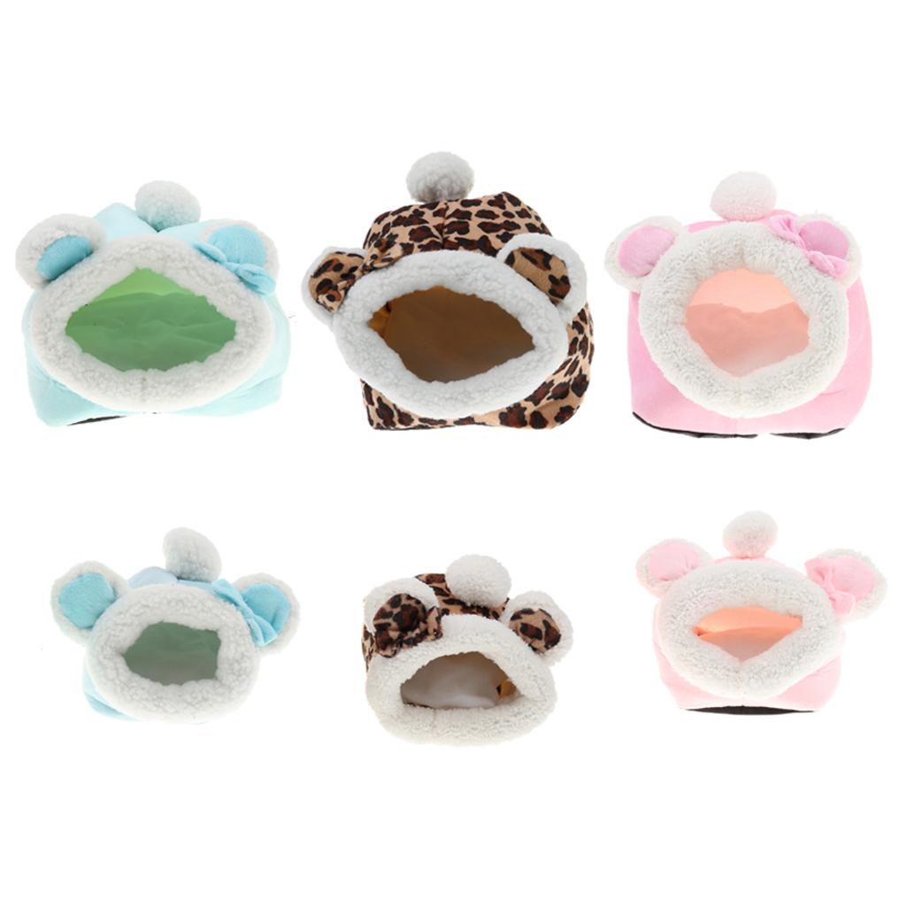 Small Pet Dwarf Hamster Guinea Pig Bed House Pets Winter Warm Sleeping Nest