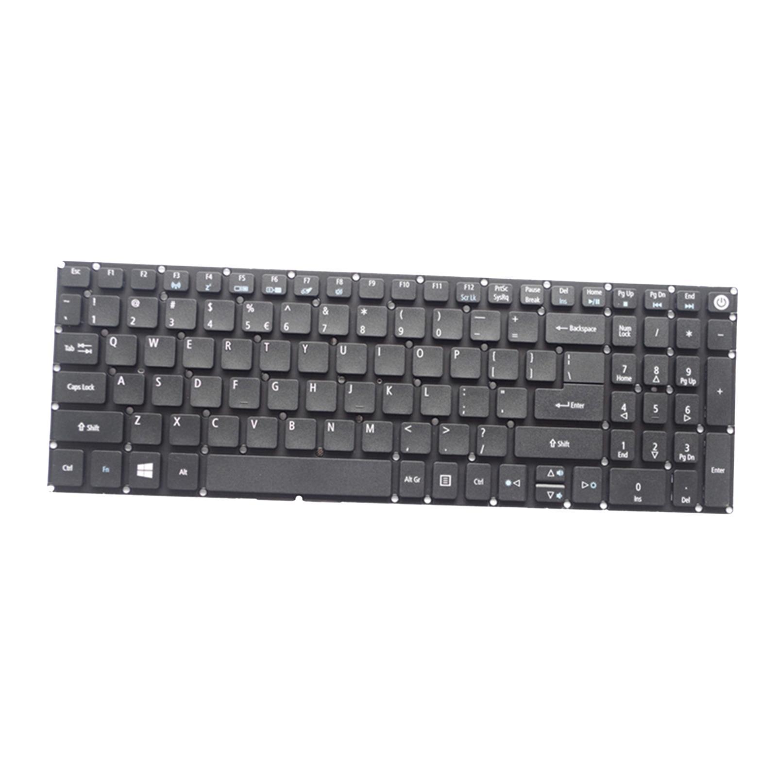 Keyboard US English PC Computer Repair Parts Black for E5 573 752G