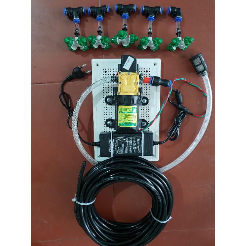 Bộ tưới lan 5 bec 10m dây có hẹn giờ dùng trên điện thoại