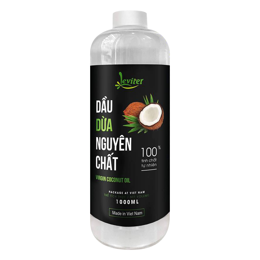 Dầu Dừa Leviter Nguyên Chất Ép Lạnh (1L)