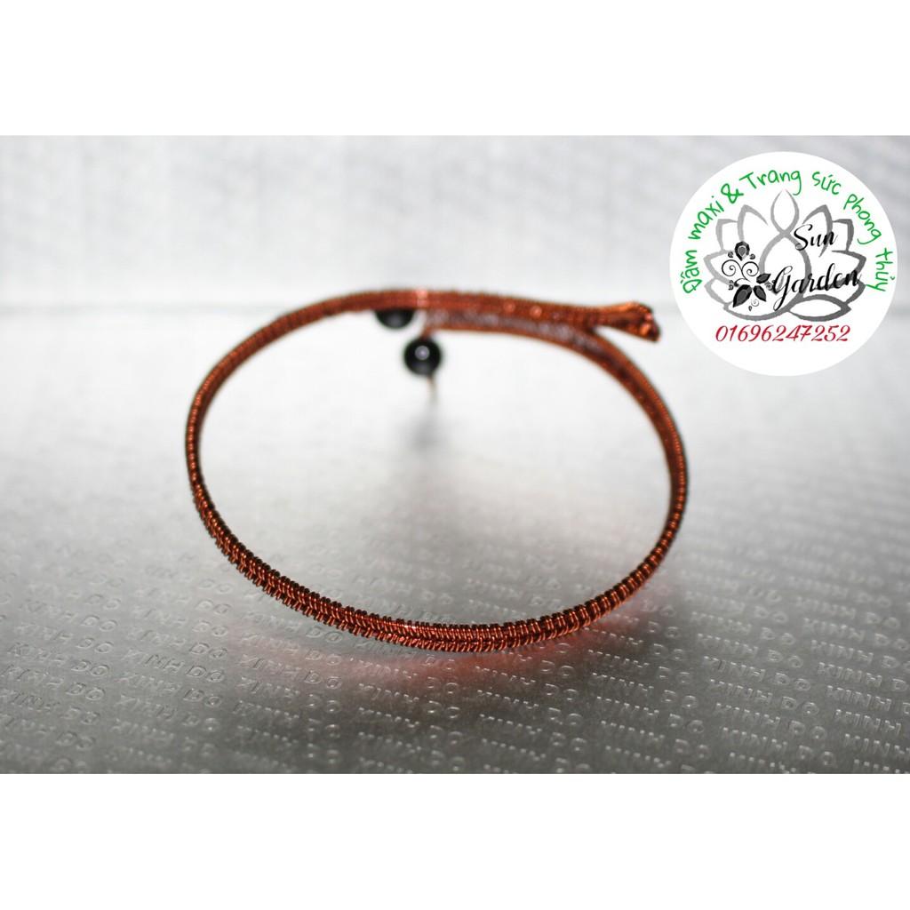 Vòng tay dây đồng độc đáo handmade freesize