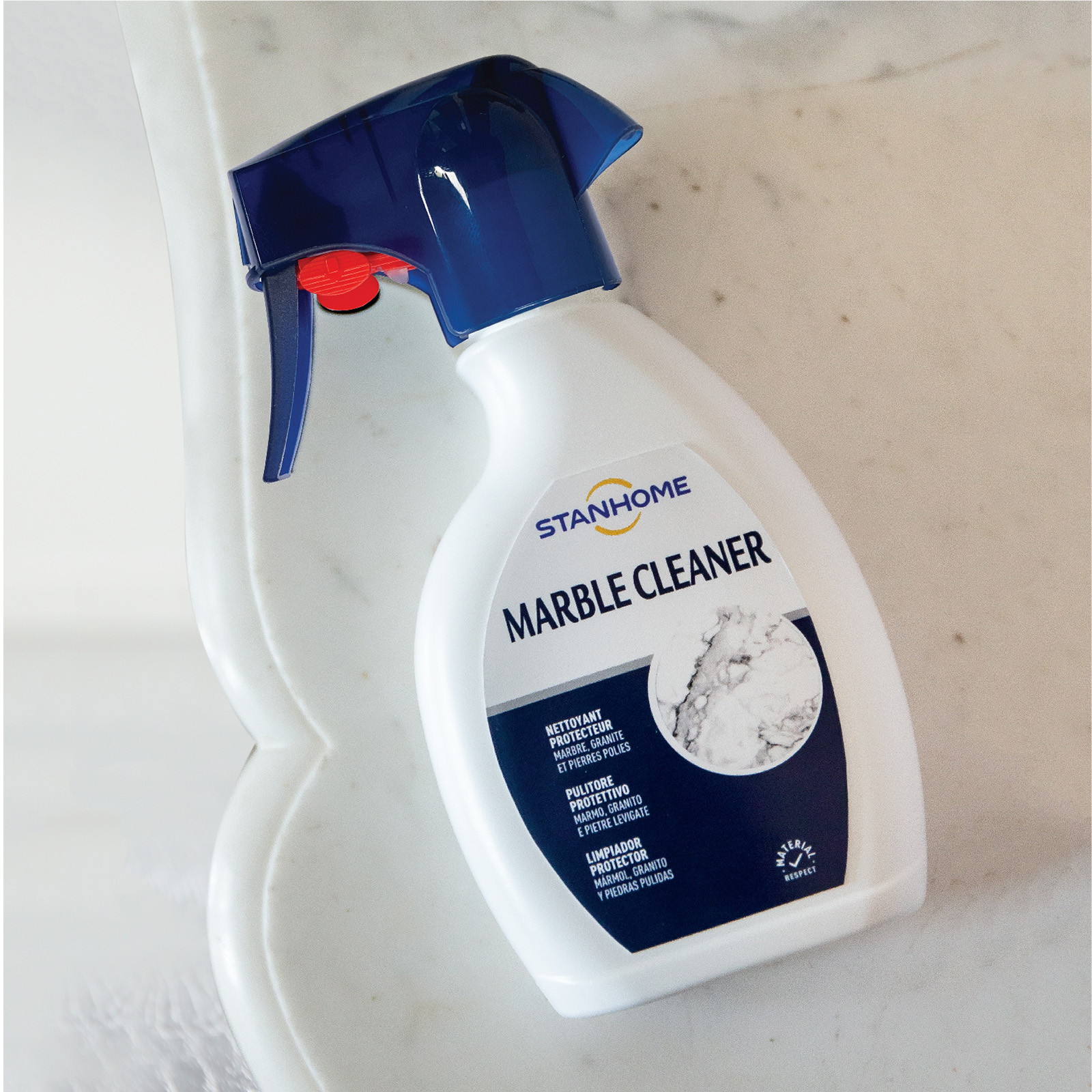 Xịt làm sạch đá tự nhiên, đá cẩm thạch Stanhome Marble Cleaner 250ml