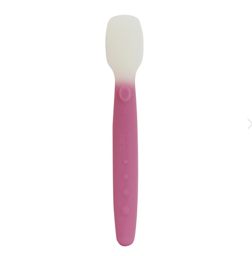 [ 5490-Nuby ] Thìa ăn dặm cao cấp, 100% silicone, dành cho trẻ từ 4 tháng tuổi trở lên