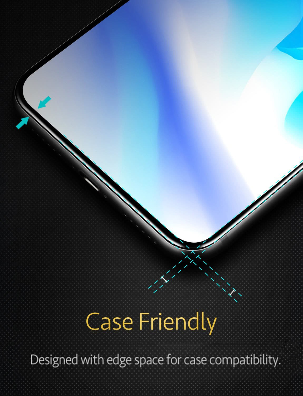 Miếng dán cường lực cho iPhone X - Xs - XsMax
