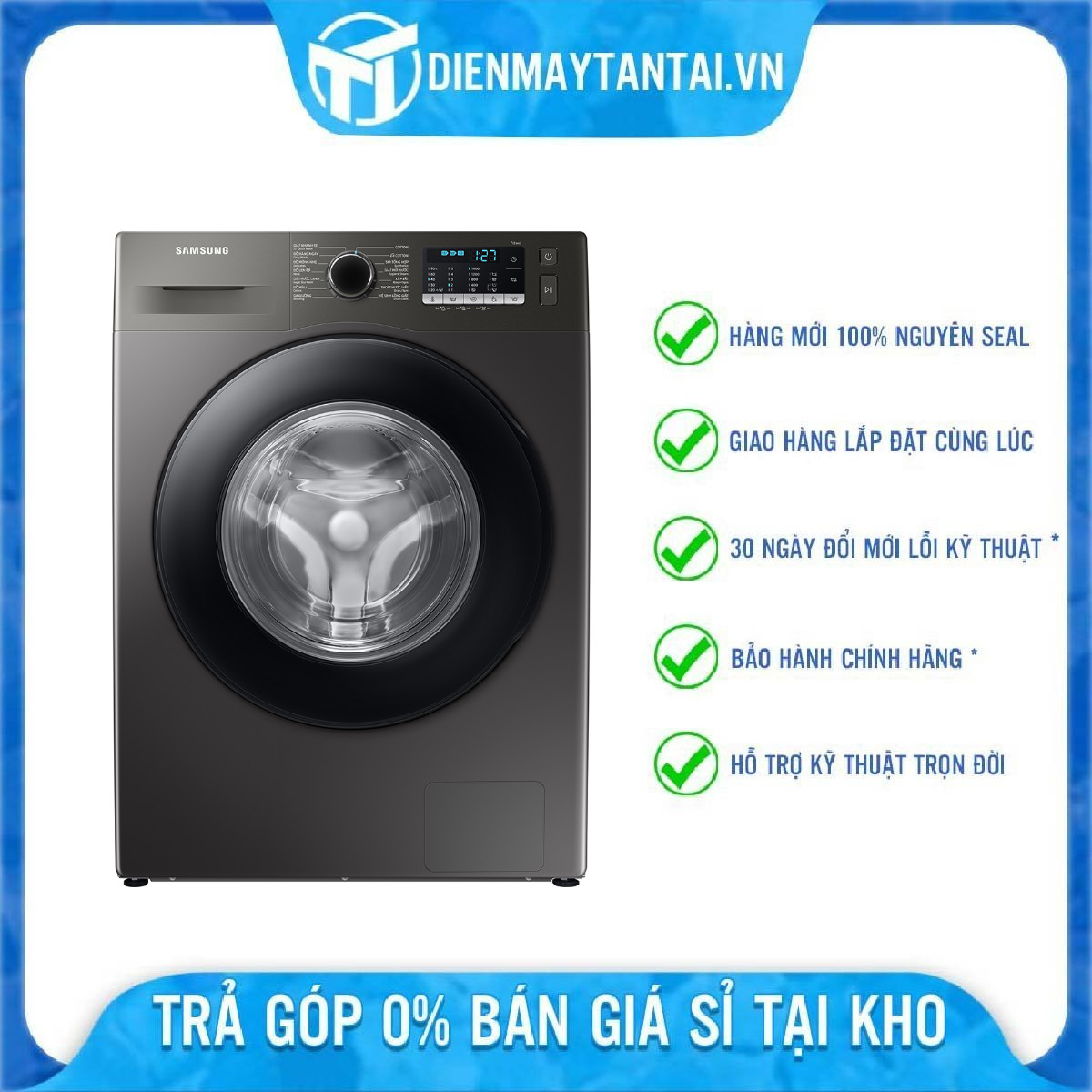 Máy giặt Samsung Ecobubble 9,5kg WW95TA046AX - Hàng chính hãng - Giao toàn quốc