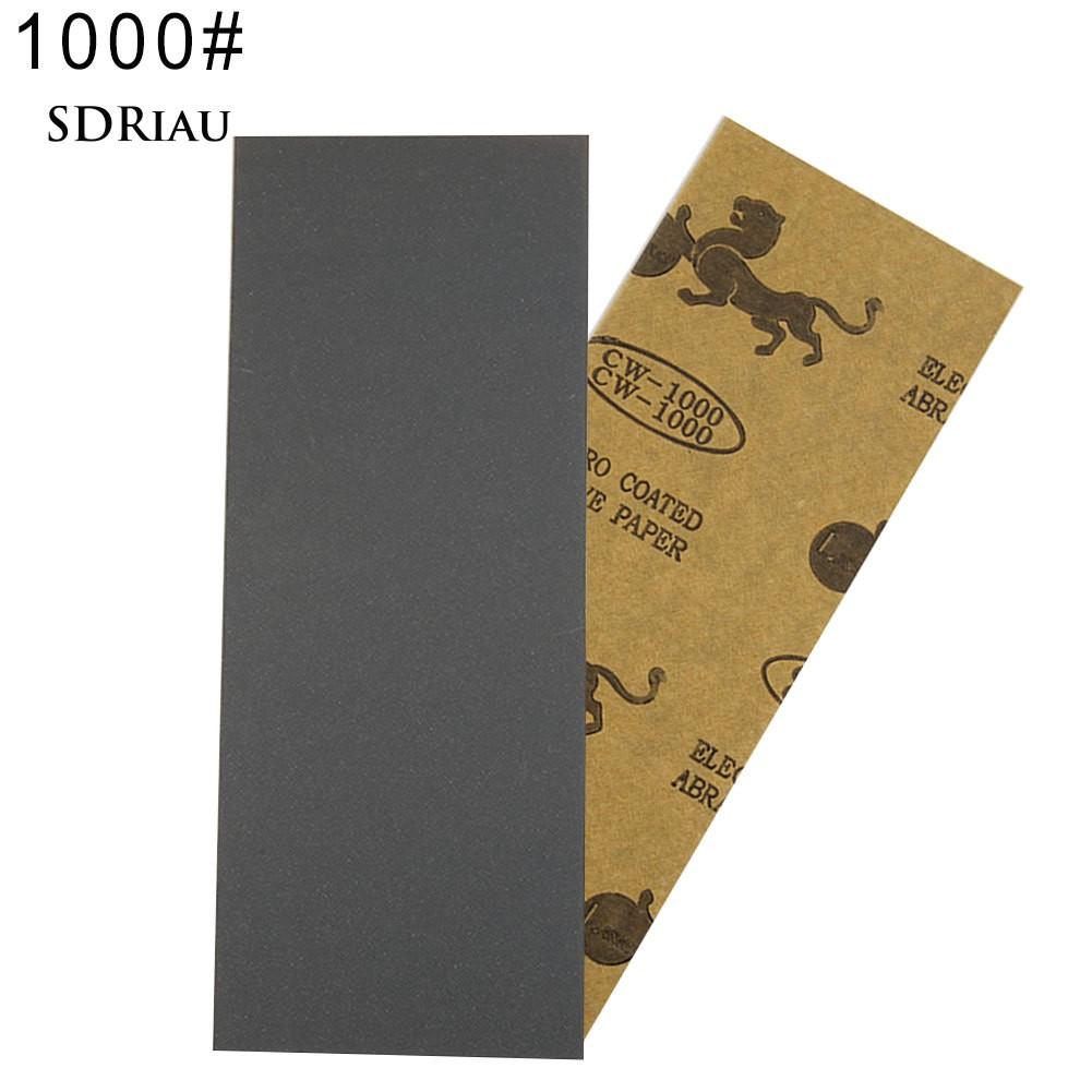 Giấy nhám tấm 400/600/800/1000/1200/1500/2000/2500# grit mài bóng khô ướt tiện dụng