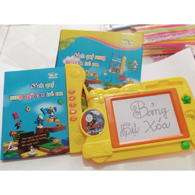 Bảng điện tử thông mình kèm bảng xóa được