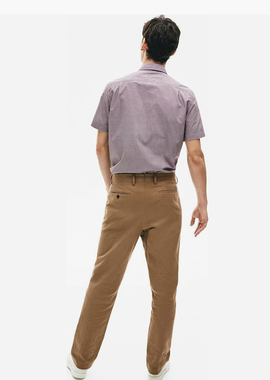 Áo Cá sấu Sơmi Nam ngắn Tay Kẻ Sọc nam 38-S Regular fit CH0004 P77