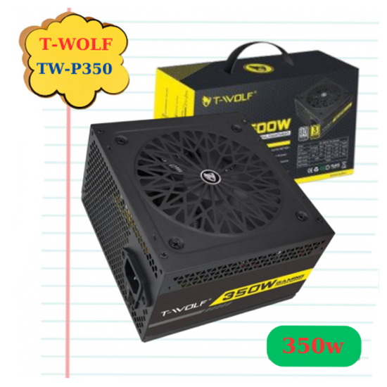 Bộ nguồn máy tính T-WOLF-P350 (350W/80 PLUS) - Hàng Chính Hãng