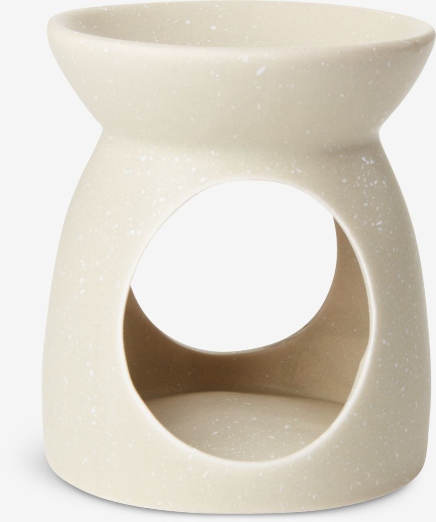 Đèn đốt tinh dầu | JYSK Ottar | gốm dolomite | be | DK10xC11cm