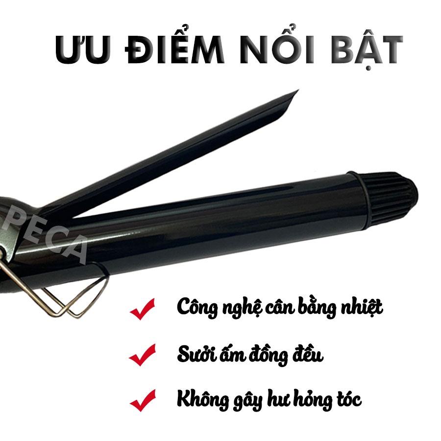 Máy uốn tóc Kemei KM-9942 nóng nhanh điều chỉnh 4 mức nhiệt độ dây điện xoay