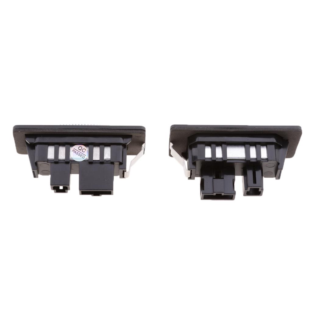 2 Pieces Number License Plate LED Light Lamp For BMW E36 318i/320i/M3/328is