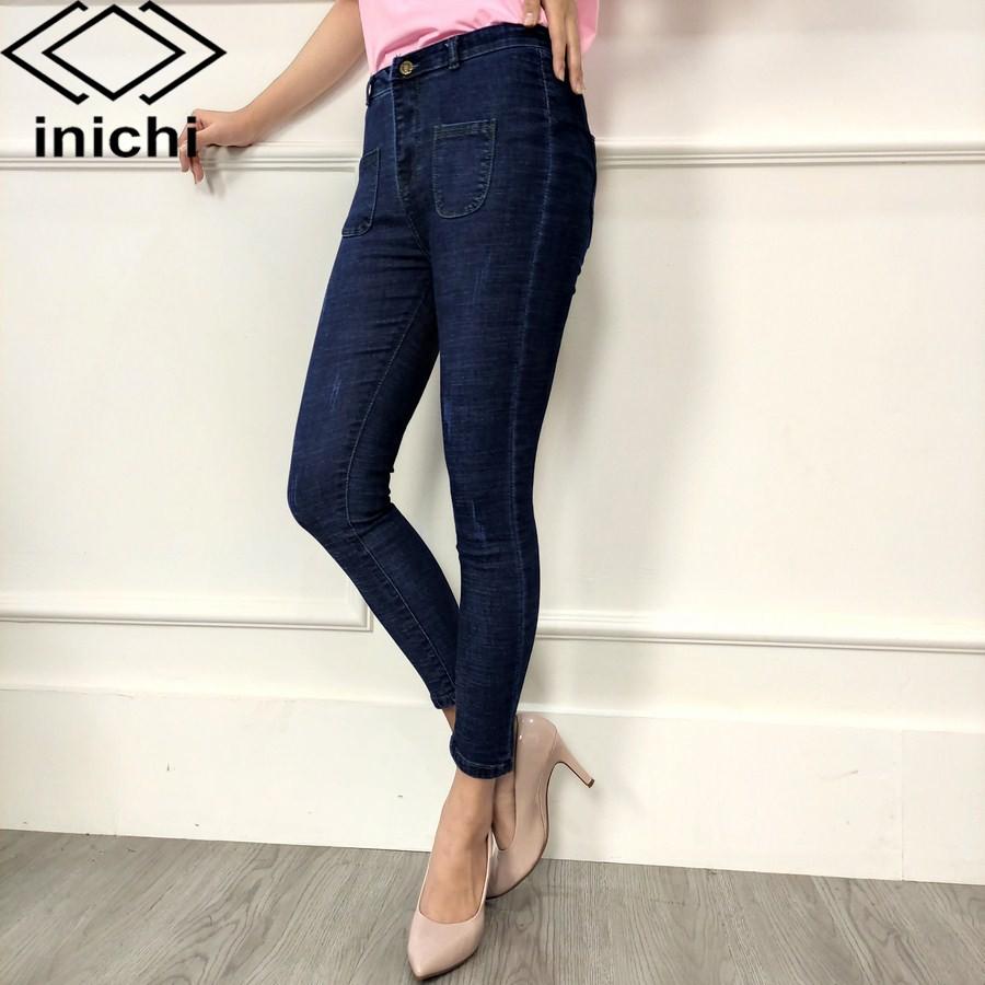 Quần jean nữ Q698 co giản cao cấp cào nhẹ chất vải mềm mịn INICHI Official