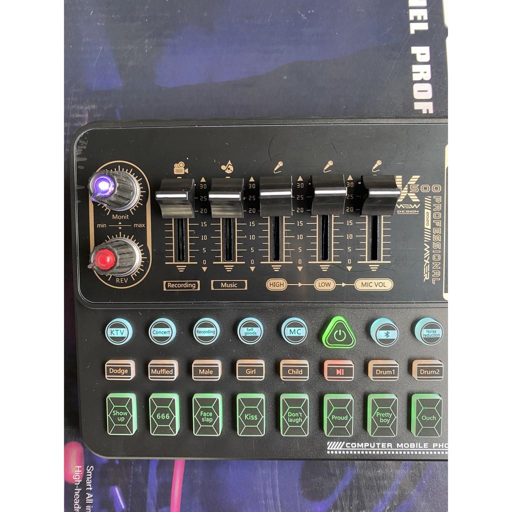 Sound Card K500 Phiên Bản Mới Nhất . Chuyên Dùng Hát Livestream , Thu Âm , Tích Hợp Nhiều Hiệu Ứng Vui Nhộn