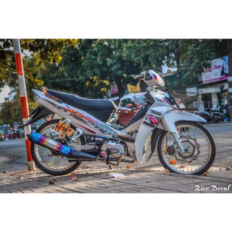 Tem sirius đẹp giá rẻ cho xe trắng