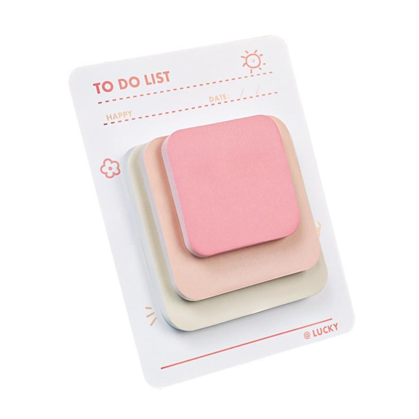 Set 90 Tờ Sticky Note - Giấy Ghi Chú Dán Pastel