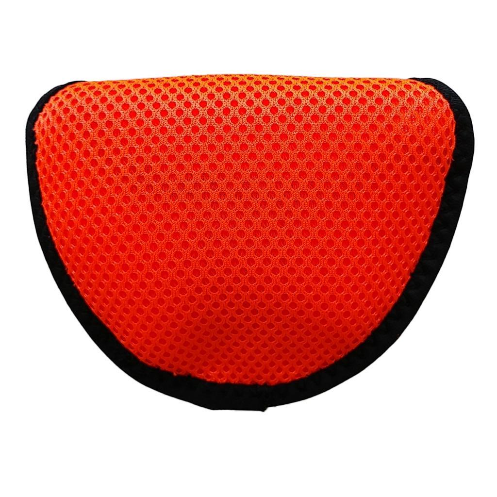 2-5pack Mallet Putter Head Cover Headcover Protector Bag Golf Accessories Orange