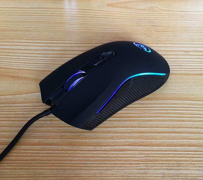 Hongsund Quang Cao Cấp Chuột Chơi Game Chuyên Nghiệp Với 7 Màu Sắc Tươi Sáng LED Backlit Và Thiết Kế Công Thái Học Cho LOL CS