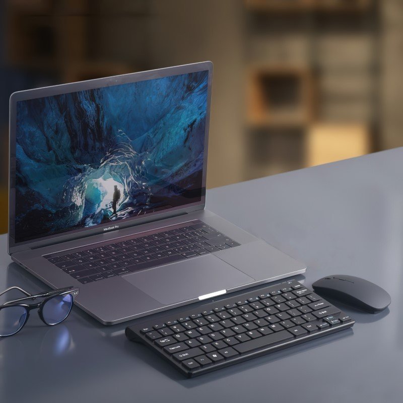 Bộ Bàn Phím Chuột không dây W28 nhỏ gọn - cho máy tính , Laptop , điện thoại , máy tính bảng hàng nhập khẩu
