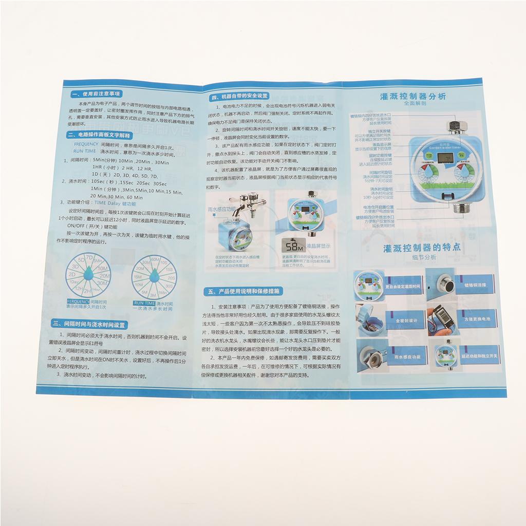 Automatic Garden Watering Timer Irrigation Sprinkle Intelligent Controller