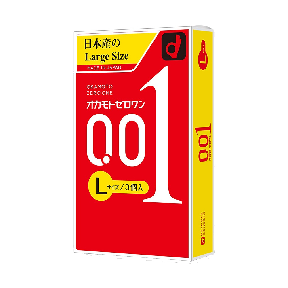 Bao Cao Su Okamoto 0.01 Large Size Siêu Mỏng Cỡ Lớn - Dành Cho Anh Em Có Kích Thước Khủng - Tạo Cảm Giác Chân Thực - Che Tên Sản Phẩm