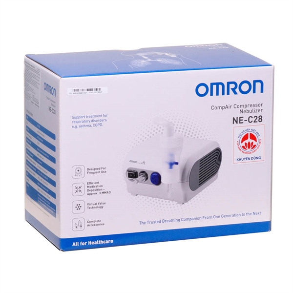 Máy xông mũi họng Omron NE-C28 Bảo hành 2 năm chính hãng