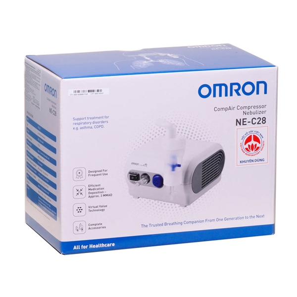 Máy xông mũi họng Omron NE-C28 (Cái) Bảo hành 2 năm chính hãng